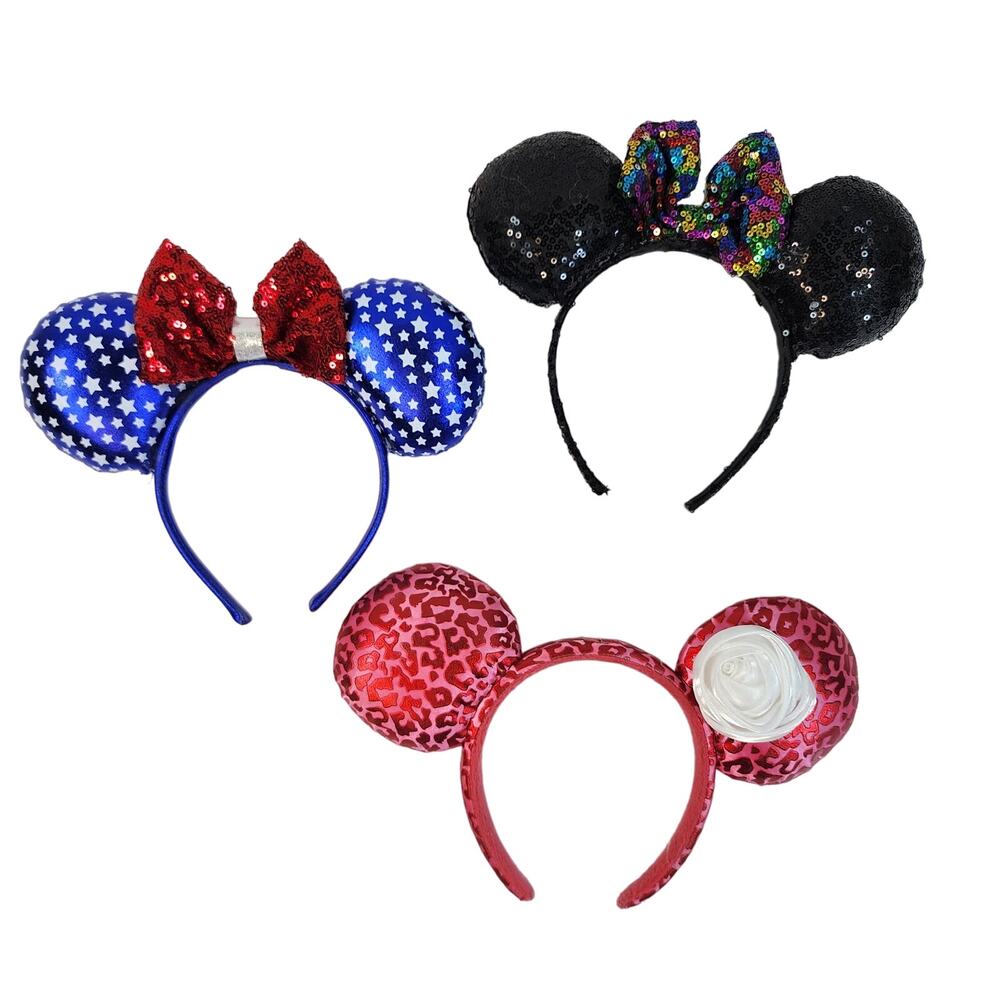 Minnie Ear Headband 3 Set Pair